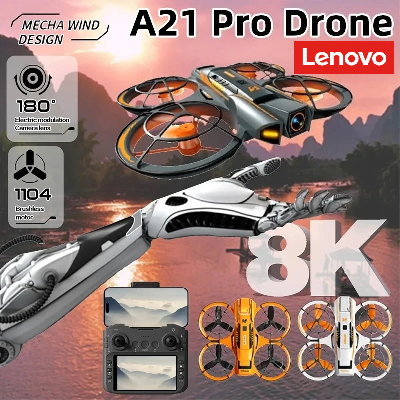 Drone Multispectral - Lenovo A21 Pro Drone 4K Profesyonel