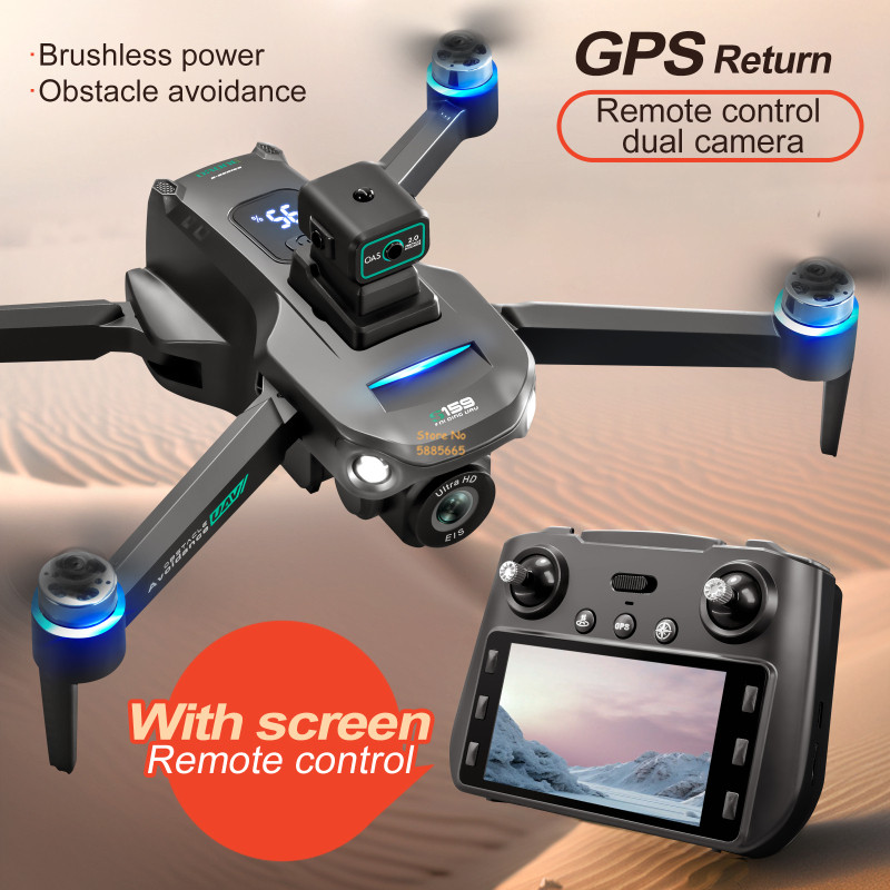 Drone Lidar - 8K Çift Kamera 5G WIFI FPV