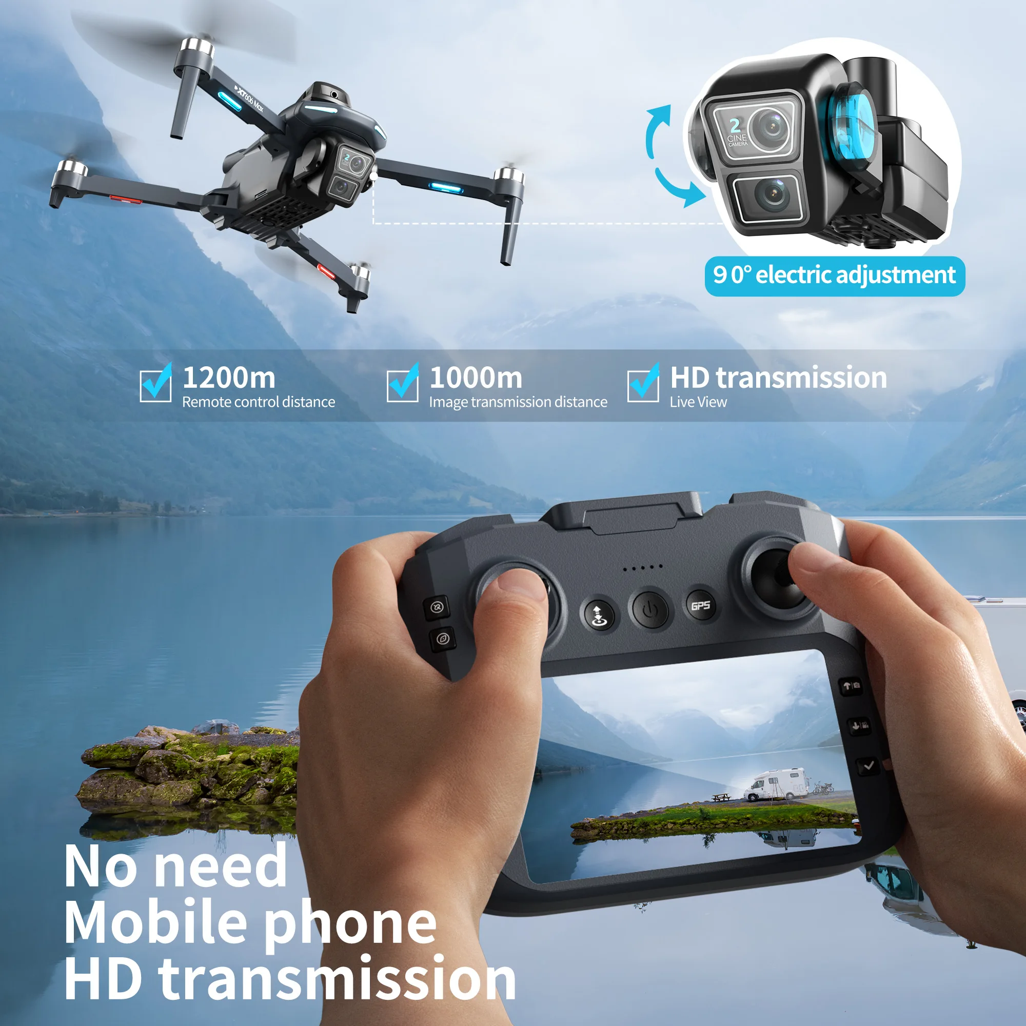 Lenovo XT606 Drone Profesyonel - Drone Surveying incelemesi ve fiyatı