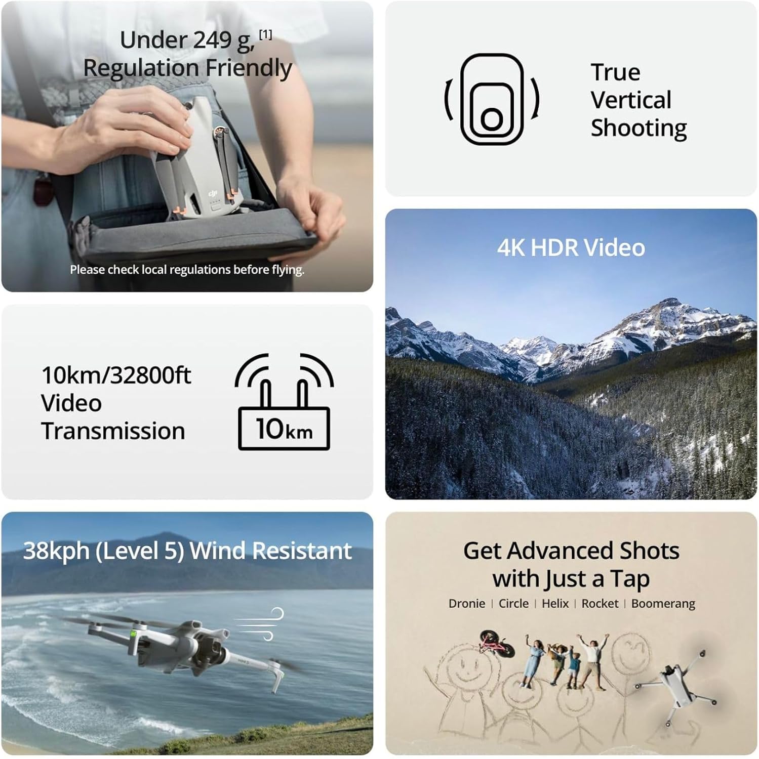 DJI Mini 3 Drone'ları Yetişkin - Drone Video Production incelemesi ve fiyatı