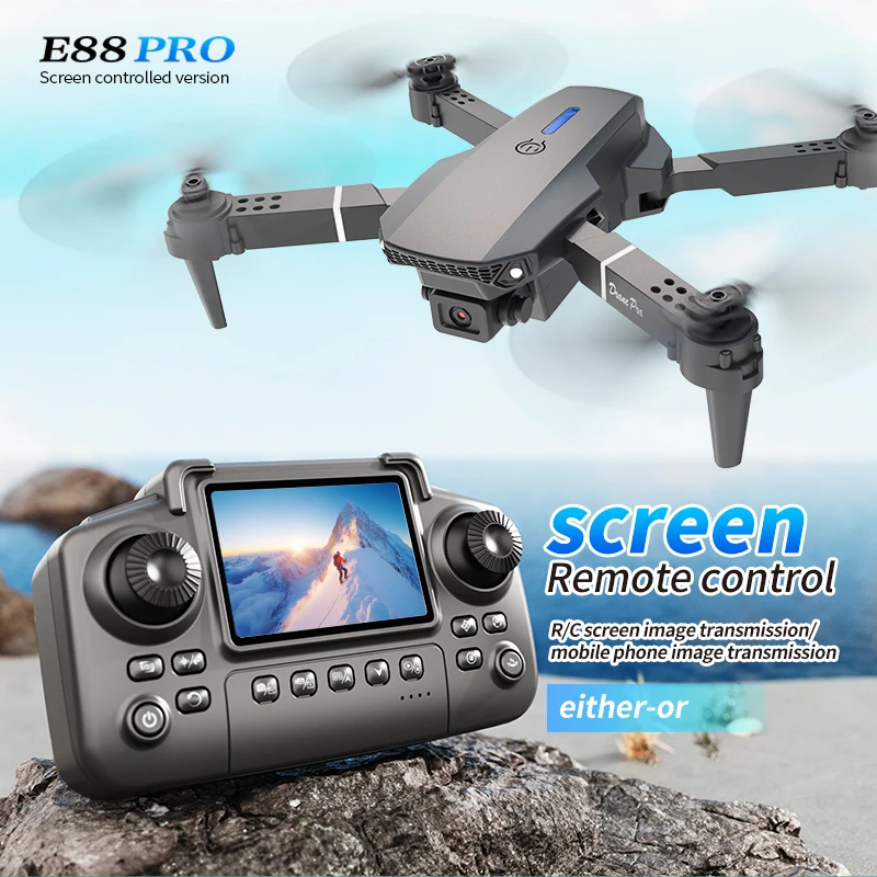 Profesyonel E88 PRO Drone ekra - Drone Surveying incelemesi ve fiyatı