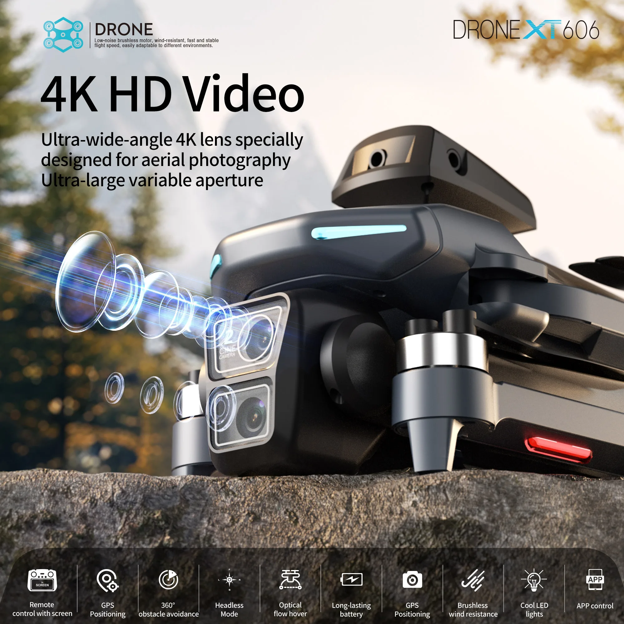 Lenovo XT606 MAX GPS Drone 4k  - Drone Surveying incelemesi ve fiyatı