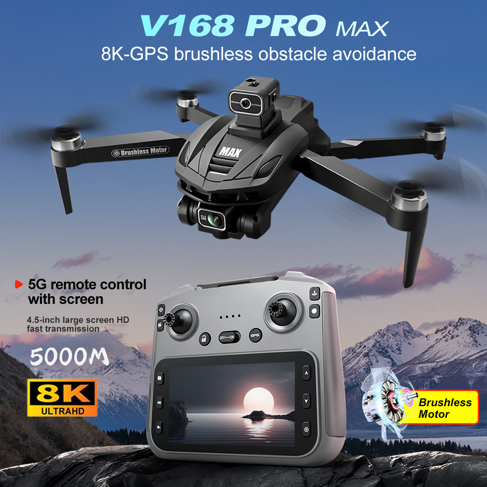 V168 PRO Max GPS Drone 8K Prof - Drone Surveying incelemesi ve fiyatı