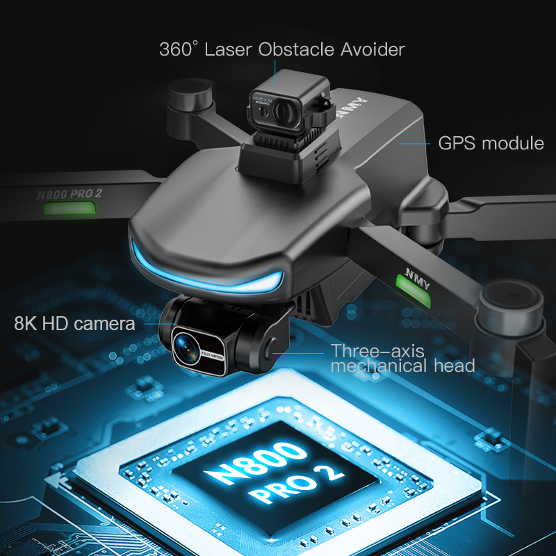 N800 PRO 2 GPS Drone Profesyon - Drone Multispectral incelemesi ve fiyatı