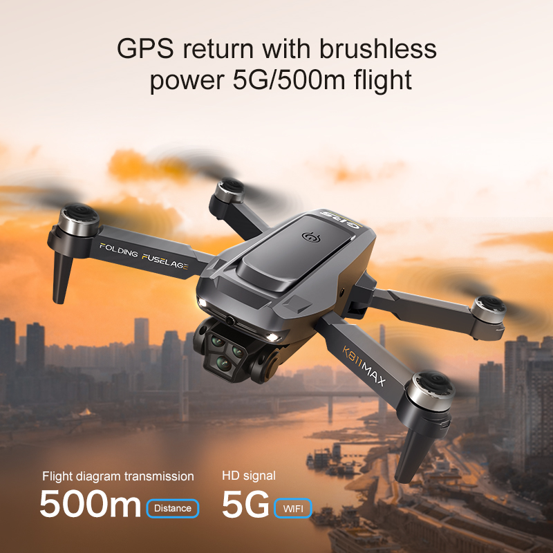 K811MAX Quadcopter Drone: Fırç - Drone Aerial Photography incelemesi ve fiyatı