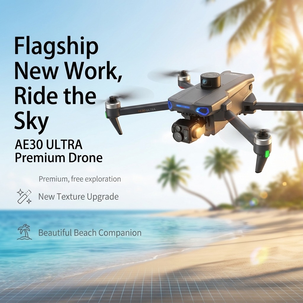 YENİ AE30 Ultra GPS Drone 4K P - Drone Multispectral incelemesi ve fiyatı